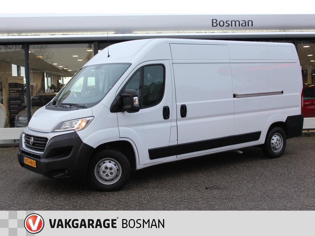 Fiat Ducato L3-H2 Airco/3-zitplaatsen (bj 2018), Auto's, Bestelauto's, 1935 kg, Euro 6, 4 cilinders, Wit