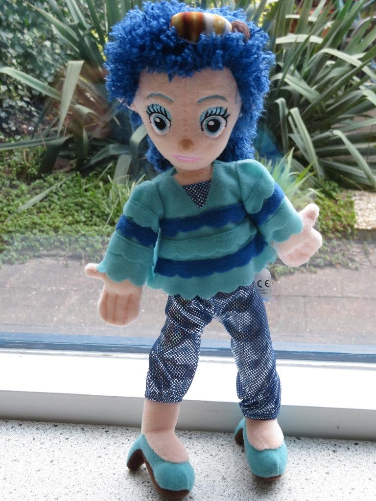 Center Parcs pop Woops ORRY & Friends blauw kapsel etc, Overige karakters, Overige typen, Blauw, Ophalen of Verzenden