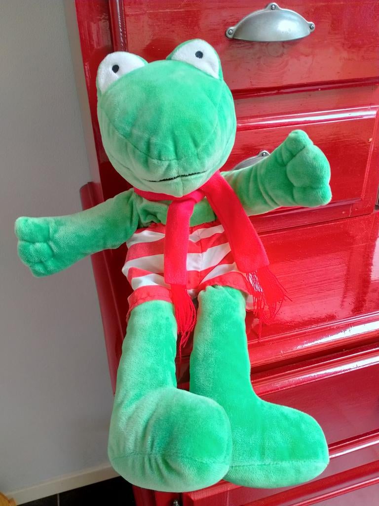 Kikker knuffel van max velthuijs, Ophalen of Verzenden, Zo goed als nieuw, Kikker