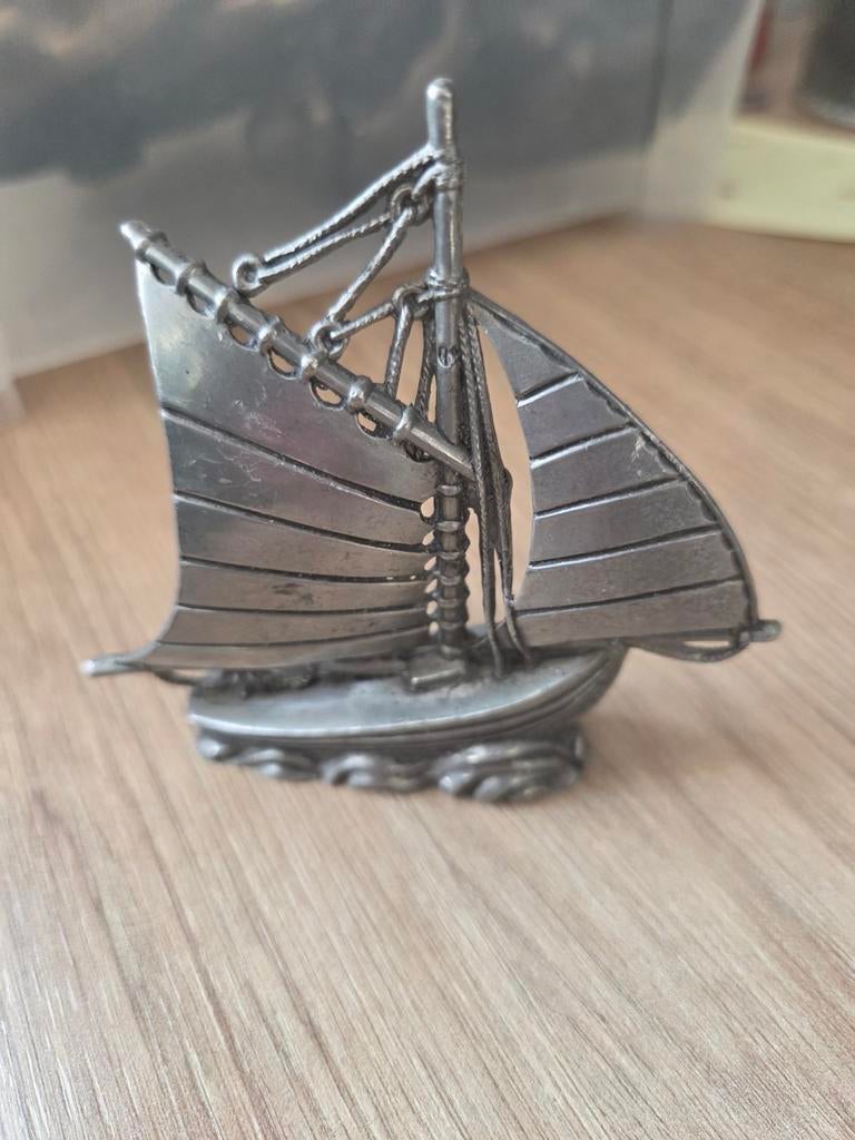 Klein tinnen bootje, Ophalen of Verzenden