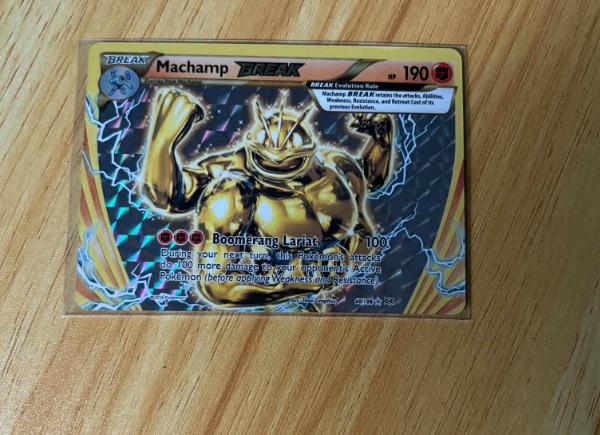 Machamp Break kaart, Ophalen of Verzenden, Zo goed als nieuw, Losse kaart, Foil