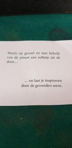 geluks / wens doosje met 75 wensen, Ophalen of Verzenden, 'T Olde Gre-j, Info@toldegrej.nl, Endepoelstraat 20f Didam