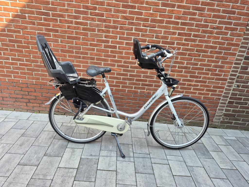 Gazelle moederfiets z.g.a.n., Fietsen en Brommers, Ophalen, 2 zitjes, Versnellingen, 56 cm of meer