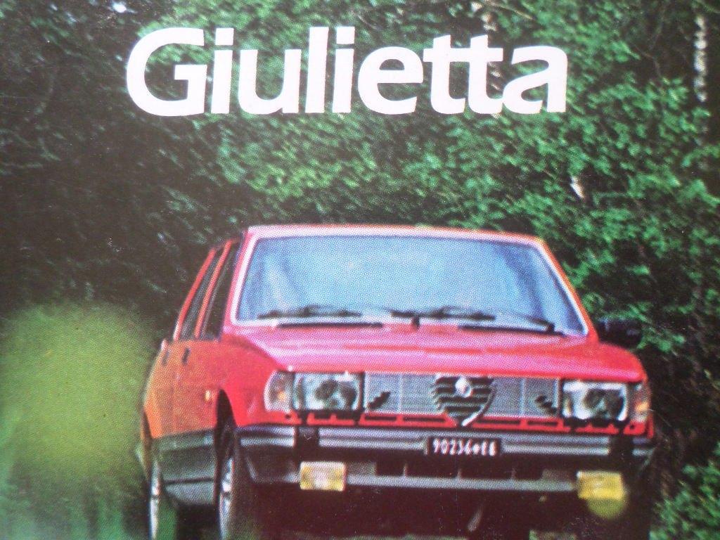 Alfa Romeo Giulietta 1982 Brochure, Ophalen of Verzenden, Zo goed als nieuw, Alfa Romeo