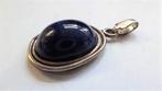 Prachtige vintage zilveren hanger met Lapis Lazuli, Ophalen, Zo goed als nieuw, Blauw, Zilver