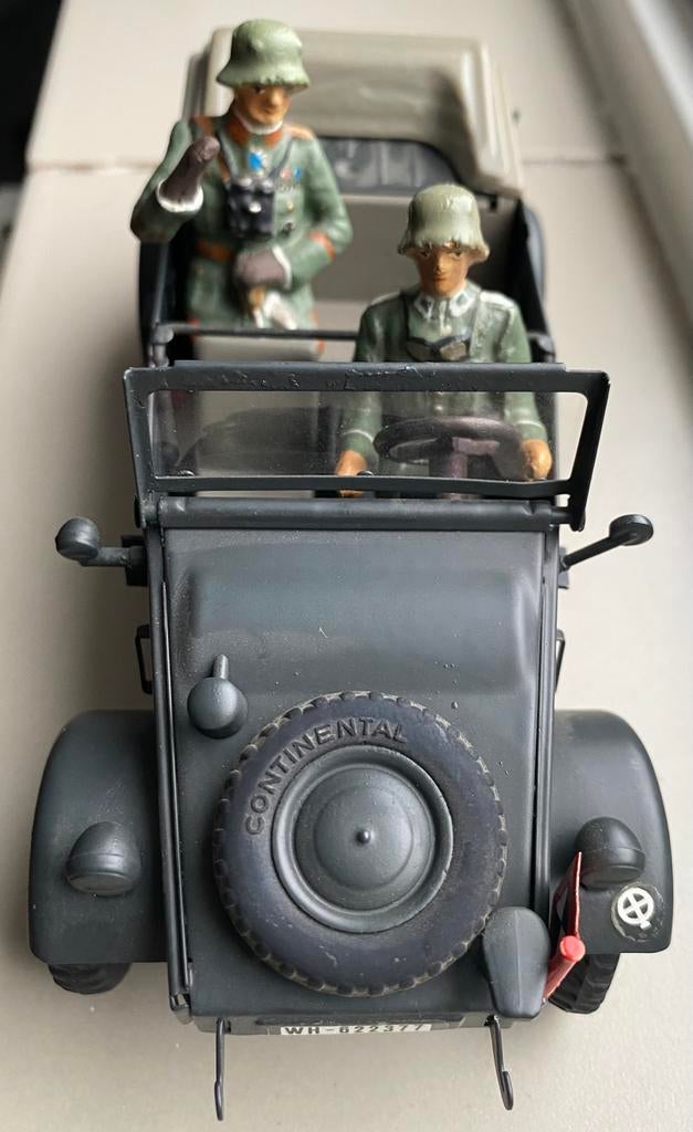VW Kübelwagen (Tippco, Hausser, Elastolin, Durso) Blomberg, Overige merken, Auto, 1:32 tot 1:50, Ophalen of Verzenden