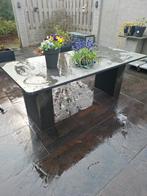 Natuur steen tafel 2x1, Tuin en Terras, Ophalen