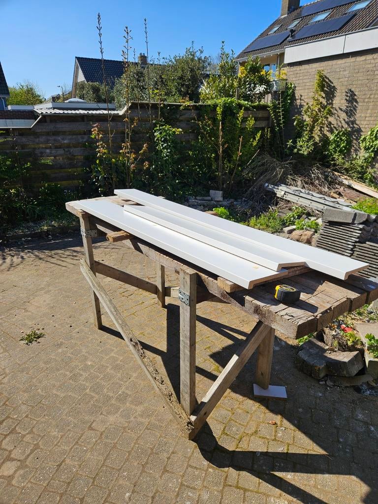 Werzalit vensterbanken, Ophalen of Verzenden, Rechthoekig, Hout