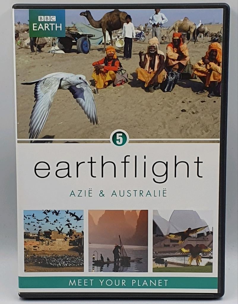 Te koop: Earthflight Aflevering 5: Azië & Australië (DVD), Alle leeftijden, Ophalen of Verzenden, Gebruikt, Natuur