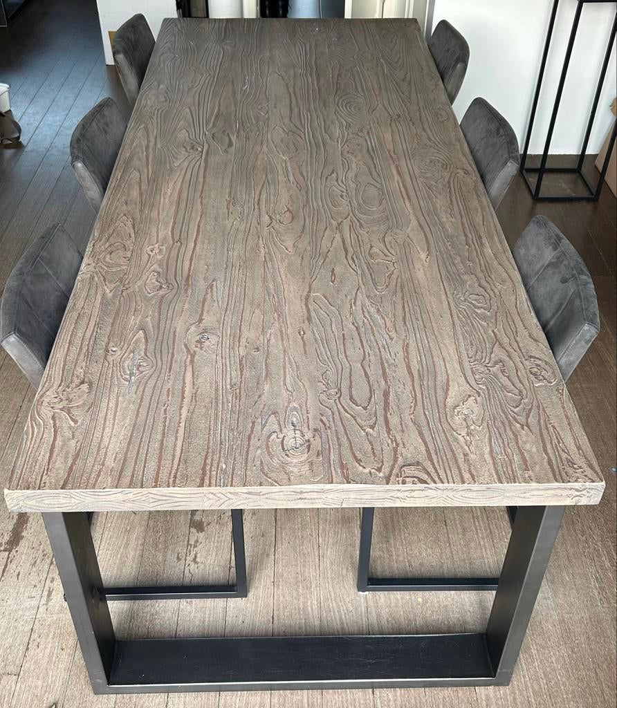 Eettafel Alesio 250x105cm, Ophalen, Gebruikt, 100 tot 150 cm, 200 cm of meer