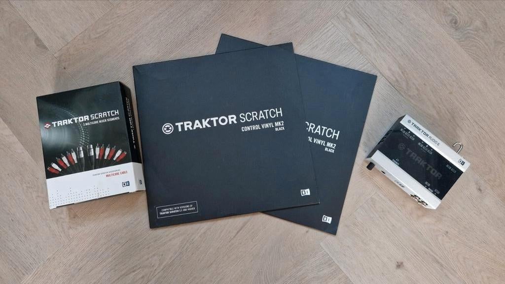 NI traktor scratch timecode set - vinyl en cd mk2, Muziek en Instrumenten, Dj-sets en Draaitafels, Ophalen, Gebruikt, Dj-set, Overige merken