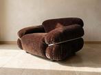 Cassina Sesann fauteuil van Gianfranco Frattini stof Dedar, Huis en Inrichting, Fauteuils, Ophalen, Gebruikt, 75 tot 100 cm, 75 tot 100 cm