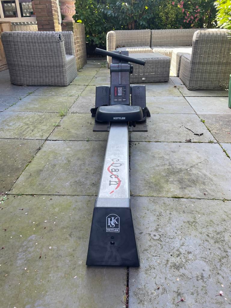 Kettler Coach Roeitrainer, Sport en Fitness, Ophalen, Gebruikt, Armen, Metaal