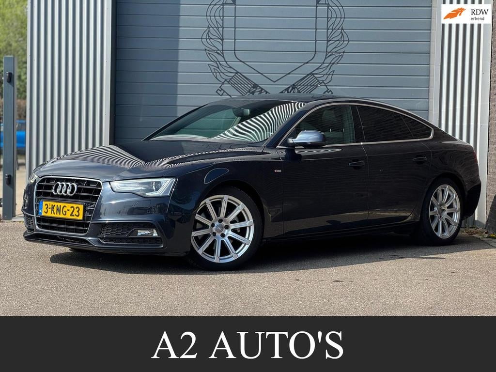Audi A5 Sportback 1.8 TFSI S Edition Automaat|Pano|Cruise, Auto's, Audi, Euro 5, Gebruikt, Zwart, 4 cilinders