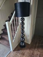 Bollamp met 7 ongelijke bollen antraciet & zwarte kap, Huis en Inrichting, Ophalen, Gebruikt, Hotel luxury Eric Kuster, Metaal