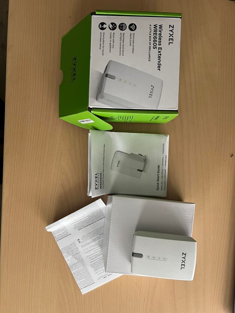 ZYXEL WRE6605 wireless Extender, Ophalen of Verzenden, Zo goed als nieuw