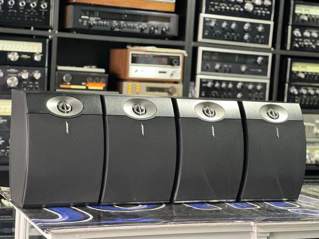 Bose 301 Series V- Zwart –4 Stuks (2 Sets) –Zeer Nette Staat, Bose, Gebruikt, Bose, Front, Rear of Stereo speakers