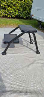 Haba caravan trapje zwart met stabilisatie poten 150kg, Ophalen