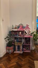 Barbiehuis met barbiespullen, Ophalen, Gebruikt, Poppenhuis