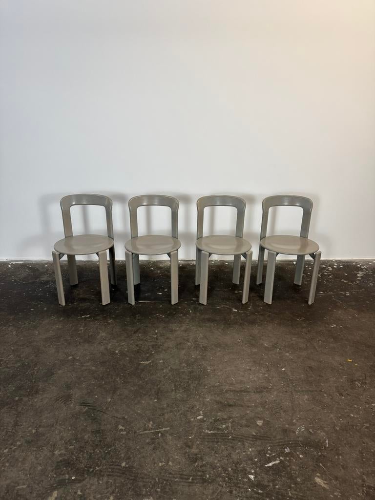 Bruno Rey Kusch Co Hay stoelen grijs (9 beschikbaar), Antiek en Kunst, Ophalen