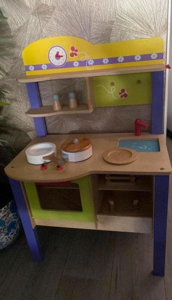 Speelkeuken, Ophalen, Gebruikt, Hout, Speelkeuken