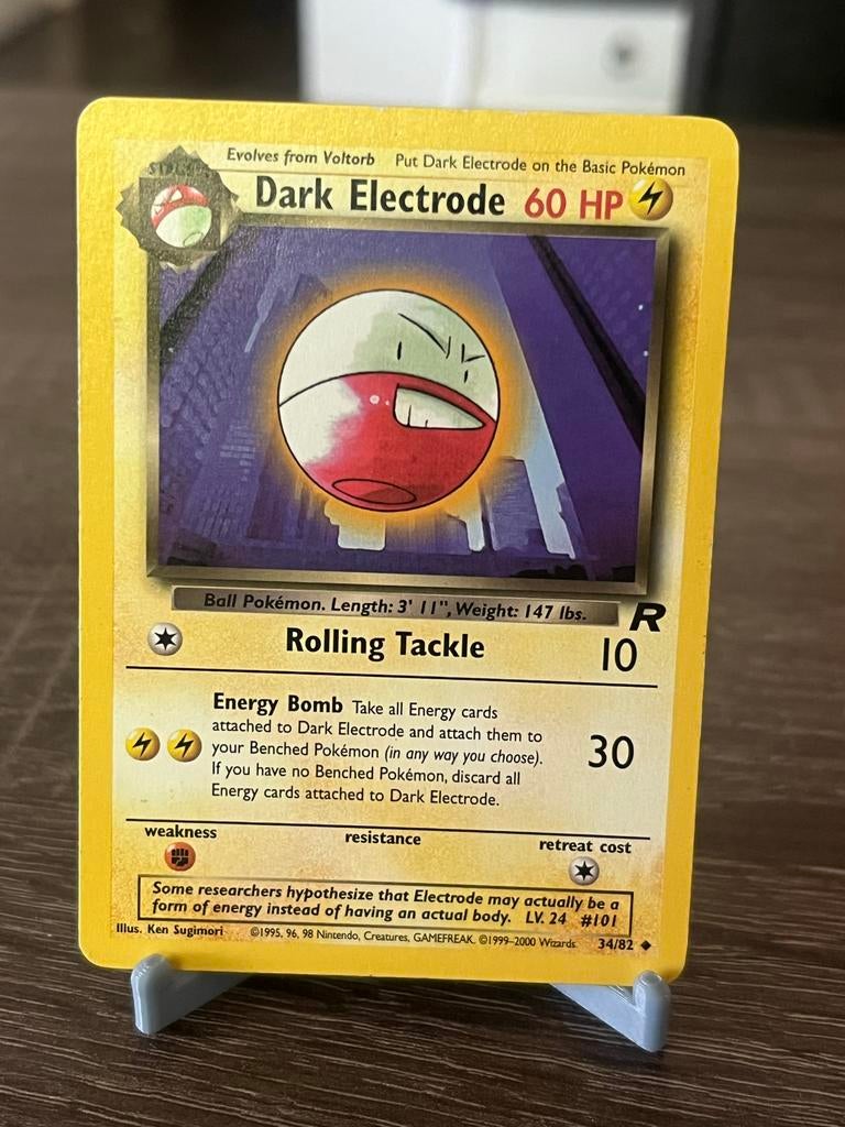 Dark Electrode (34/82) - Team Rocket - Good, Ophalen of Verzenden, Zo goed als nieuw