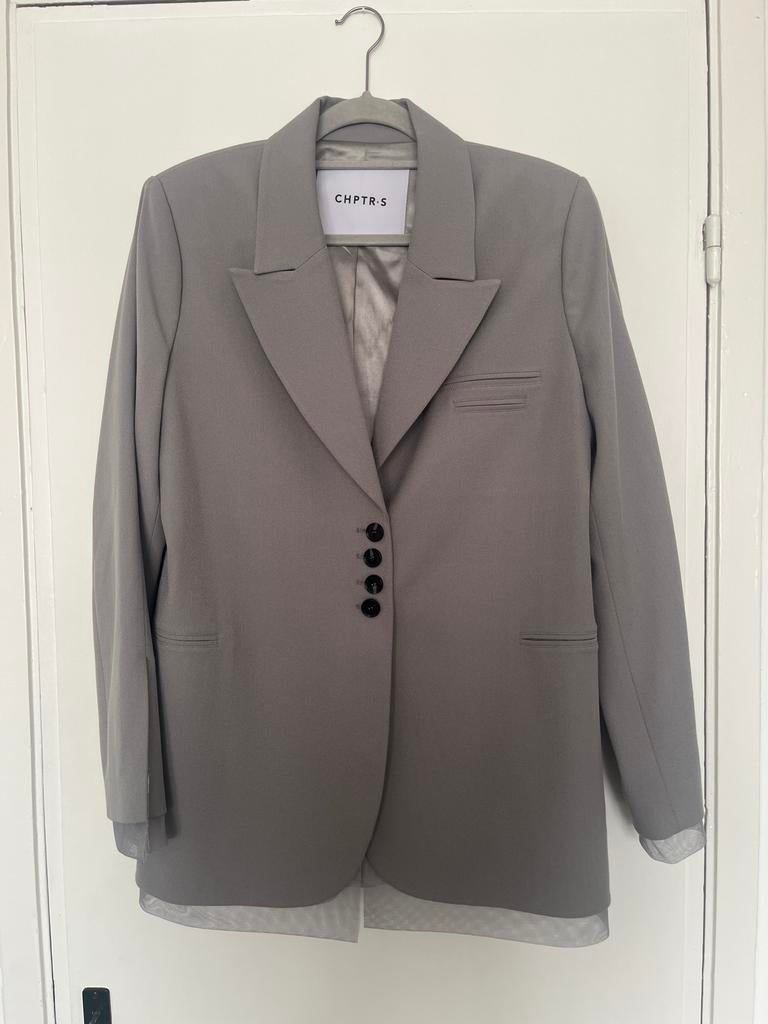 Chptr-s blazer mt 36, Ophalen of Verzenden, Jasje, Maat 36 (S), Grijs