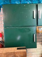 Vintage keukenkastjes met glazen lades, Ophalen, Gebruikt, Vintage