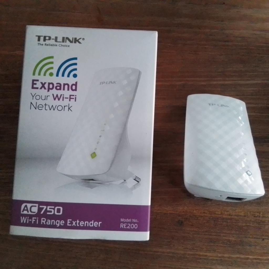 TP-Link AC750 WiFi Range Extender RE200, Computers en Software, WiFi-versterkers, Nieuw, Ophalen of Verzenden