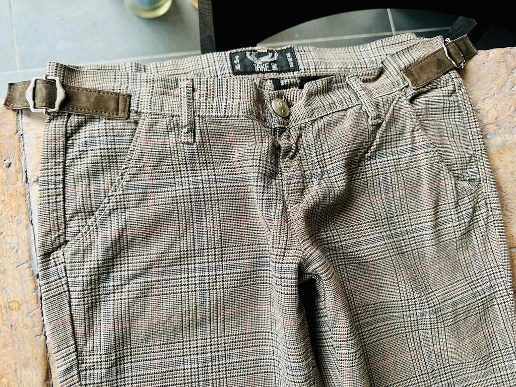 Take two Amina Burberry broek maat 28 34, Kleding | Dames, Maat 38/40 (M), Overige kleuren, Take two, Ophalen of Verzenden