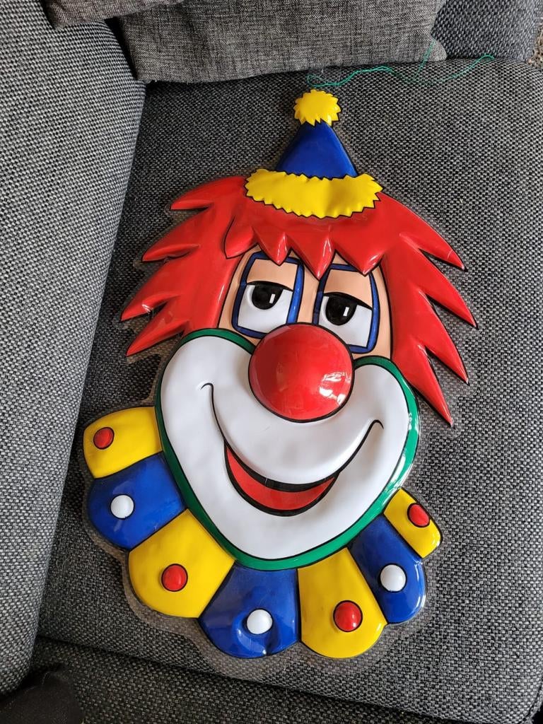 Clown versiering ruim 70 cm hoog, Ophalen of Verzenden, Overige typen