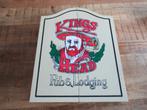 Man cave Dartkast Dartkabinet "Kings Head" pijlen + Dartbord, Ophalen of Verzenden, Gebruikt, Dartbord