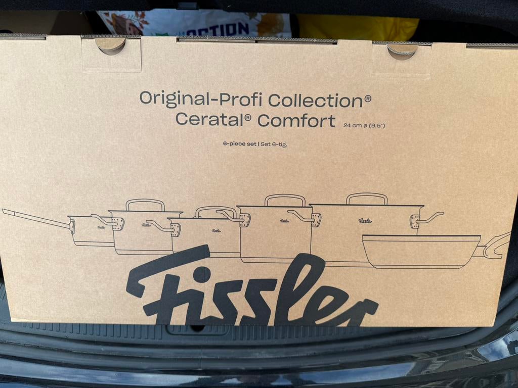 Fissler Original-Profi Collection Pannenset, Inductieplaat, Nieuw, Pannenset, Ophalen of Verzenden