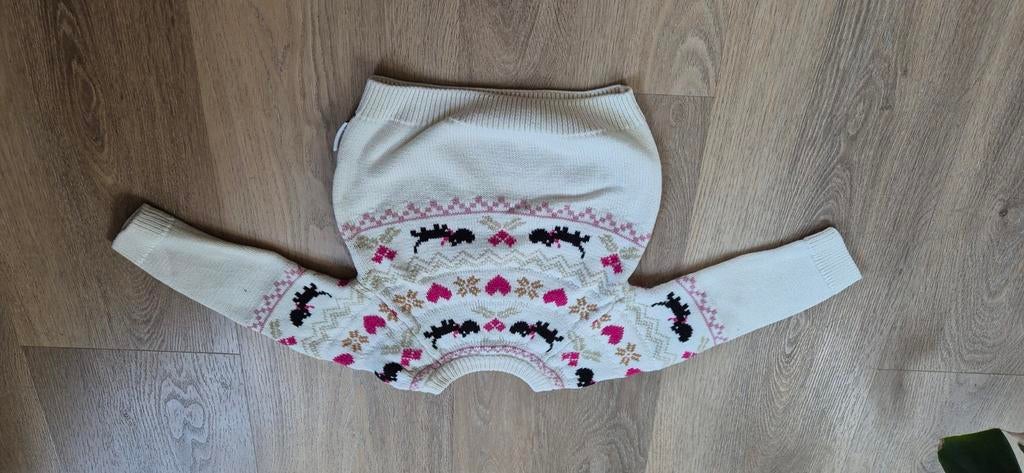Hema kersttrui met takkie, maat 86, Kinderen en Baby's, Kinderkleding | Maat 122, Zo goed als nieuw, Jongen of Meisje, Trui of Vest