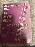 Bladmuziek dwarsfluit: Methode van de 21ste Eeuw (3 delen), Muziek en Instrumenten, Bladmuziek, Gebruikt, Overige genres, Les of Cursus