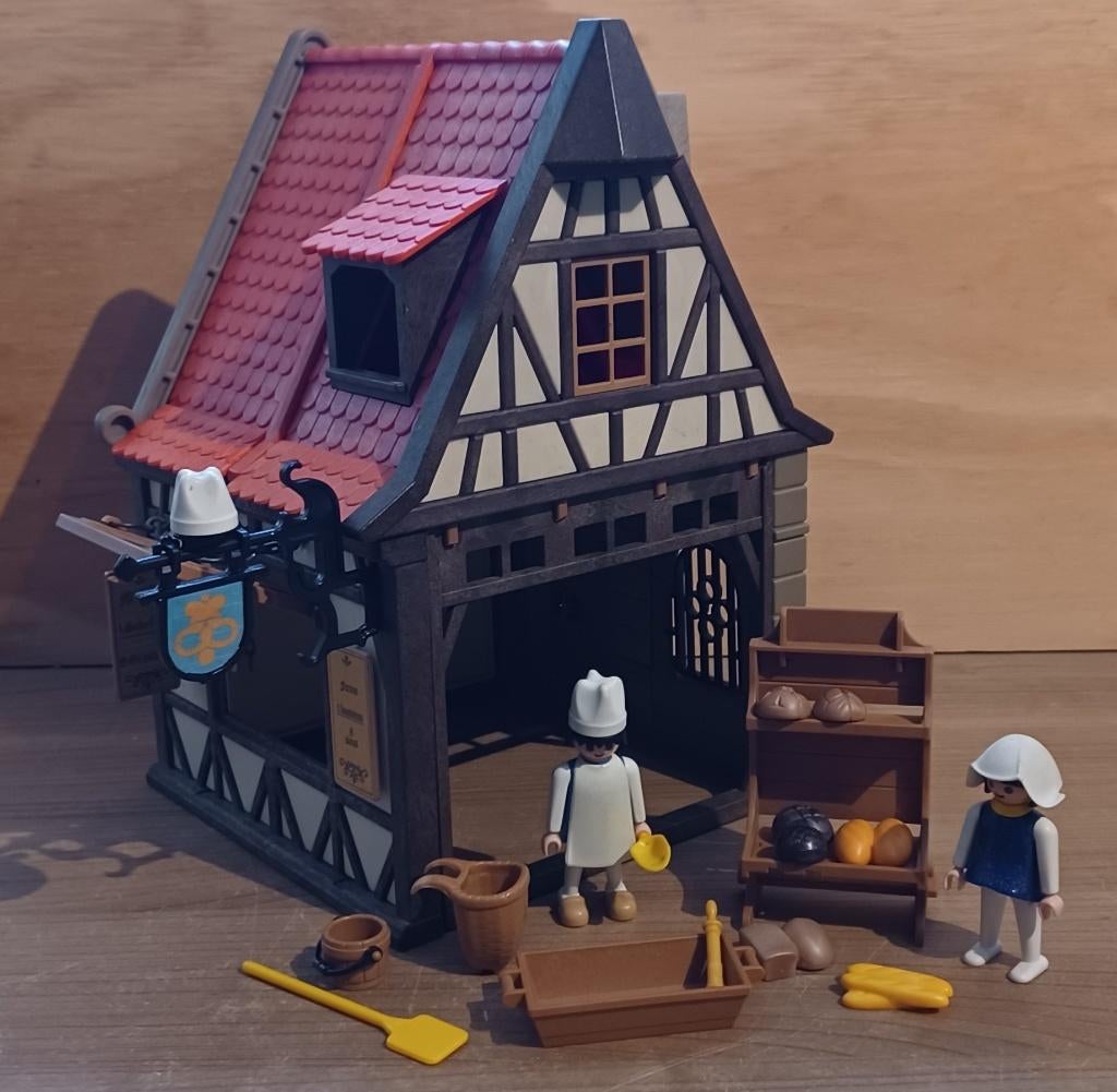 playmobil middeleeuwse bakkerij 3441, Ophalen of Verzenden, Gebruikt, Complete set
