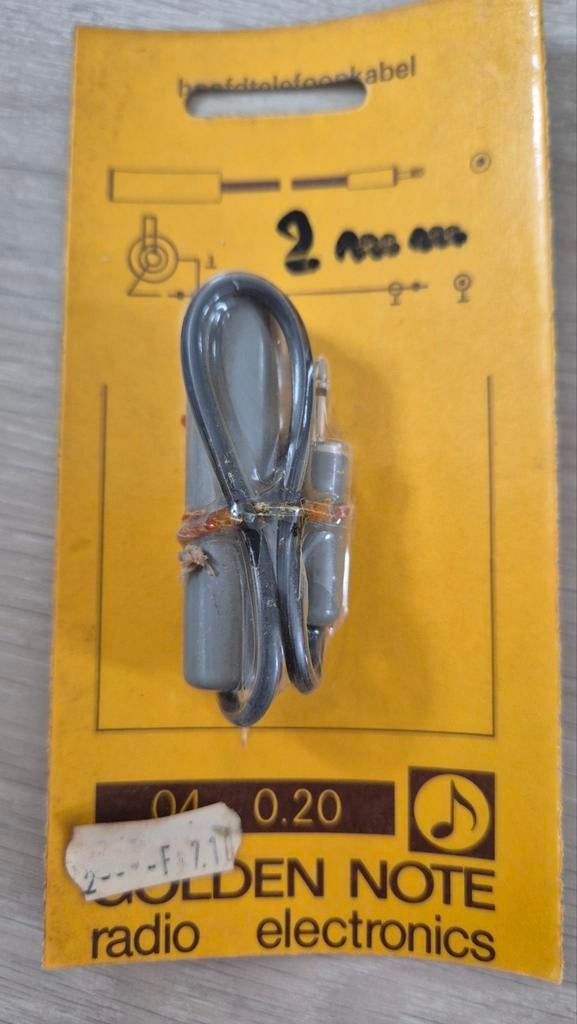 Golden Note Radio Electronics Hoofdtelefoonkabel, Audio, Tv en Foto, Audiokabels en Televisiekabels, Ophalen of Verzenden, Nieuw