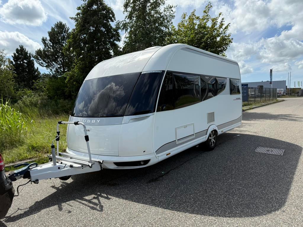 Hobby Premium 460 Ufe Airco* Luifel* Mover, Caravans en Kamperen, Caravans, Serviceluik, Rondzit, Hobby, Particulier