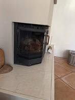 Smeedijzeren Inbouwhaard met elektrische ventilator, Ophalen, Gebruikt, Inbouwhaard, Houthaard