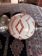 Marokkaanse Hanglamp Mozaïek - Licht met aarde kleur, Marokkaans, Mozaïek, Gebruikt, Ophalen of Verzenden, Glas