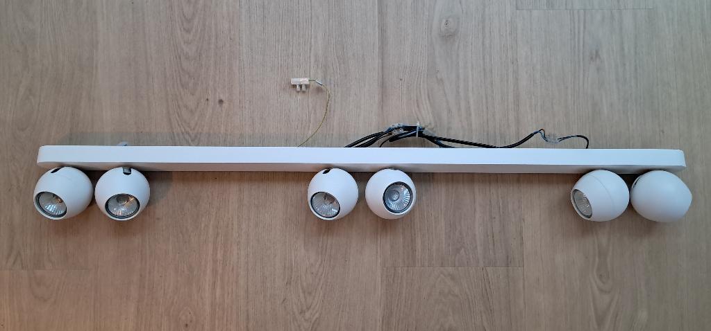 6 Lirio spots + hanglampen, Huis en Inrichting, Ophalen, Gebruikt, Metaal of Aluminium, Plafondspot of Wandspot
