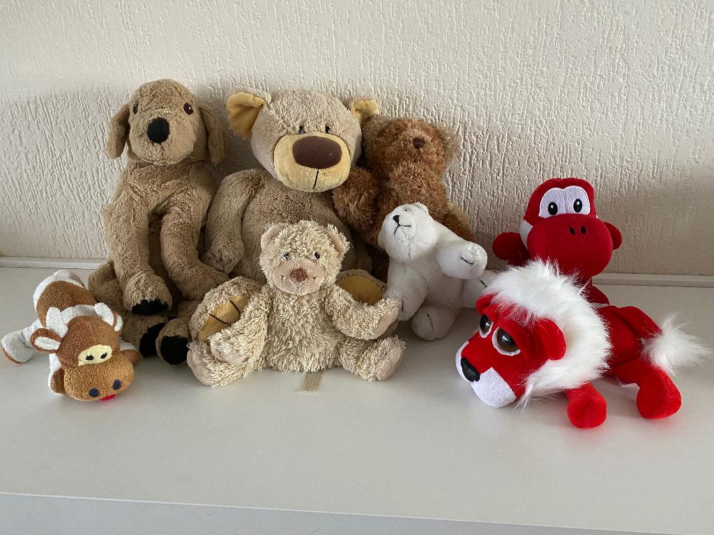 Anna Club Plush Beertje,Happy Horse,Roarke,koe,ijsbeer  enz., Ophalen of Verzenden, Zo goed als nieuw, Beer