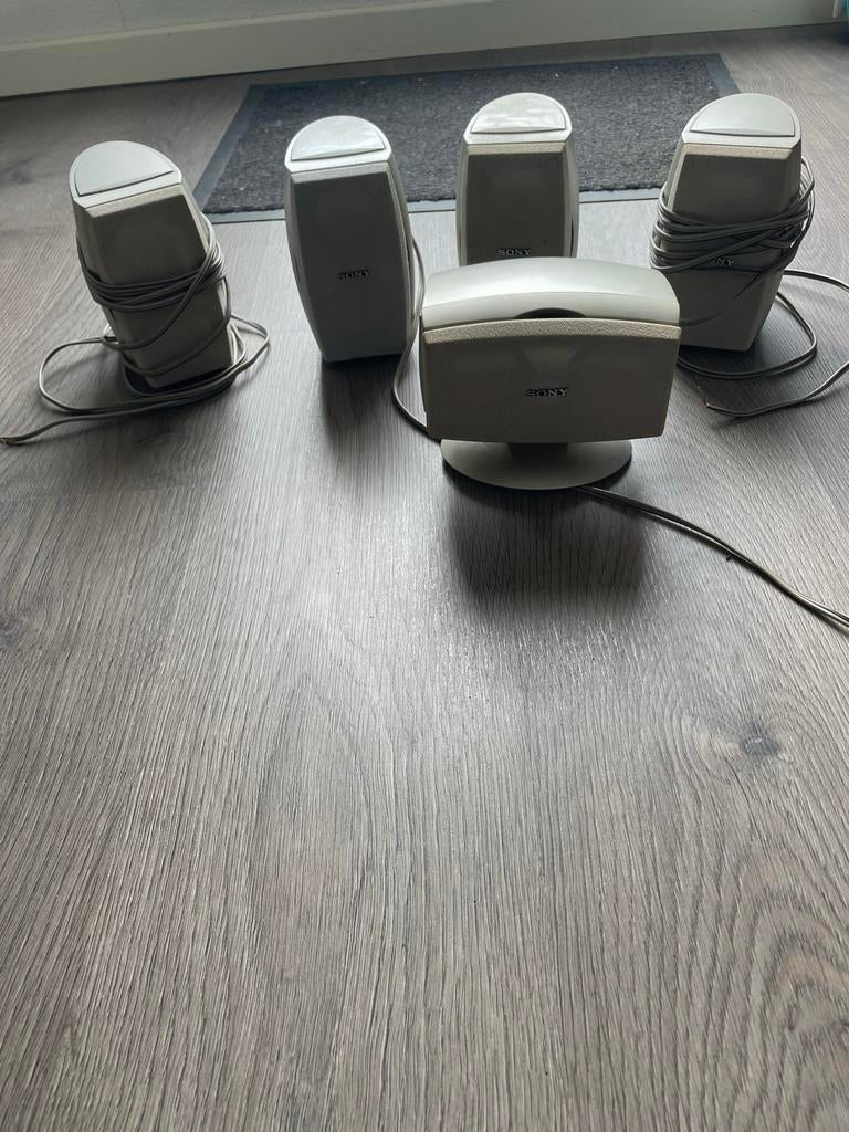 Sony Surroundset met Subwoofer - Compleet en Functioneel, Audio, Tv en Foto, Luidsprekers, Ophalen, Gebruikt, 60 tot 120 watt