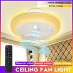 Dimbare RGB LED Plafondventilator Plafond ventilator Incl RC, Ophalen of Verzenden, Nieuw