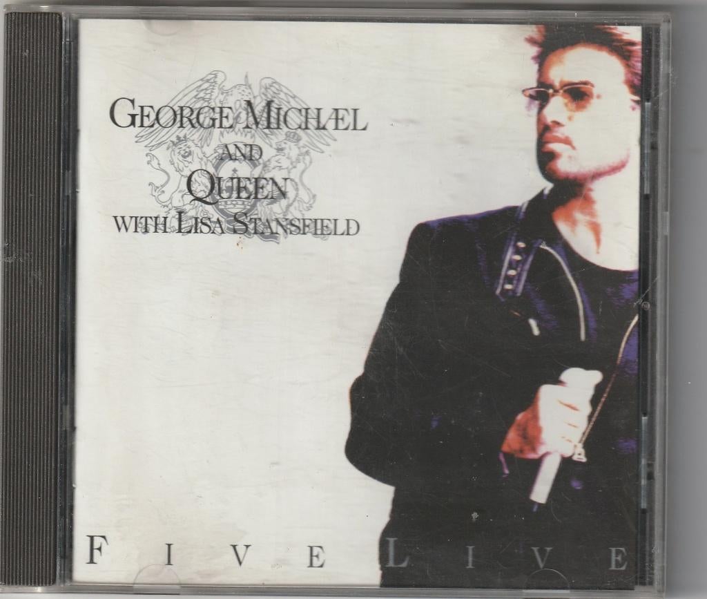 George Michael & Queen - Five live, Cd's en Dvd's, Ophalen of Verzenden, 1990 - 1999, Gebruikt