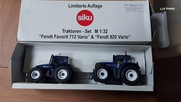 Siku Fendt set Favorit 712 Vario & 920 Vario, Ophalen of Verzenden, Zo goed als nieuw, Tractor of Landbouw, SIKU