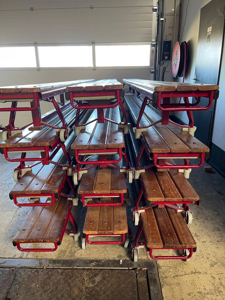 14 stuks Vintage gymbanken / turnbanken. Altijd op voorraad., Sport en Fitness, Turnen, Materiaal, Ophalen