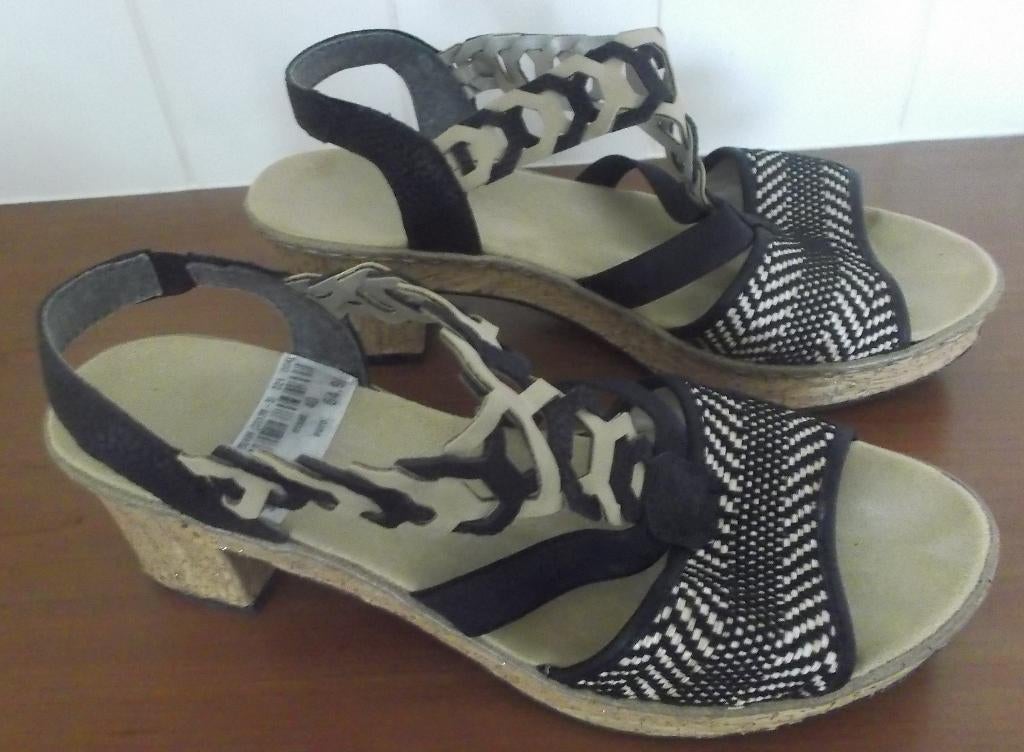 Rieker sandalen maat 40, Overige kleuren, Zo goed als nieuw, Rieker, Sandalen of Muiltjes