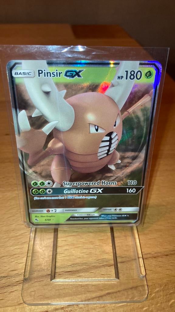 Pokemon Pinsir Gx 6/68 Hidden Fates 5,00 euro, Ophalen of Verzenden, Zo goed als nieuw
