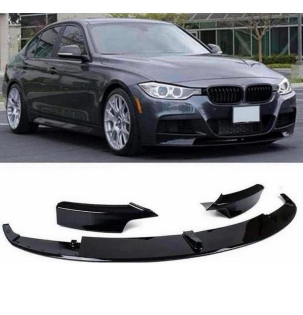 Bmw 3-serie F30 F31 zwart glans M bumperlip lip 2011-2019, Ophalen of Verzenden, H, H, H